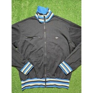VTG Adidas Originals Track Jacket Stripes 'Navy Y2K 2005 (Men's X-Large)